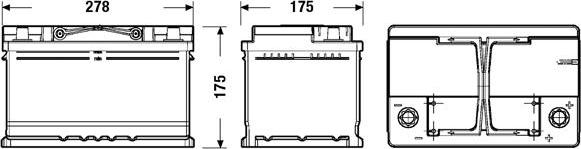 Exide EL652 - Starter Battery onlydrive.pro