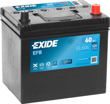 Exide EL604 - Стартерная аккумуляторная батарея, АКБ onlydrive.pro