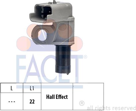 FACET 9.0460 - Sensor, camshaft position onlydrive.pro