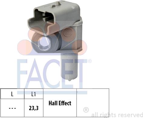 FACET 9.0632 - Sensor, camshaft position onlydrive.pro