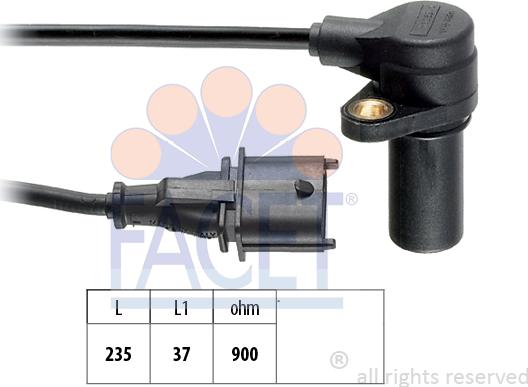 FACET 9.0326 - Sensor, crankshaft pulse onlydrive.pro