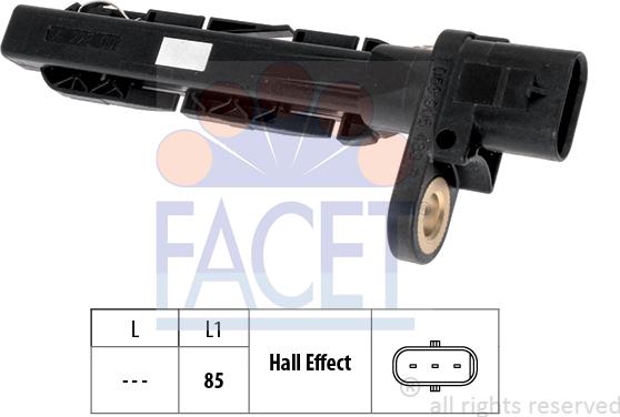 FACET 9.0783 - Sensor, crankshaft pulse onlydrive.pro