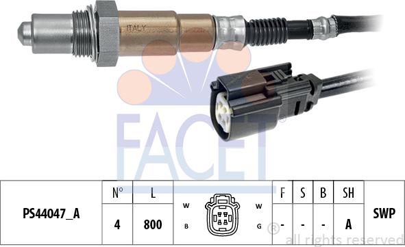 FACET 10.8363 - Lambda jutiklis onlydrive.pro