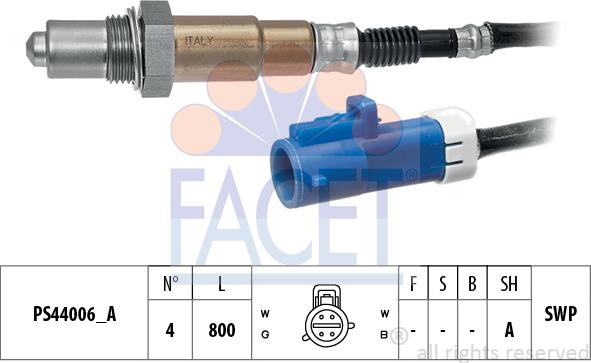 FACET 10.8299 - Oxygen, Lambda Sensor onlydrive.pro