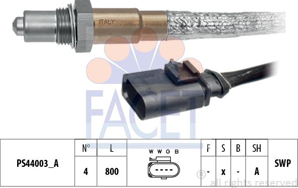 FACET 10.8250 - Oxygen, Lambda Sensor onlydrive.pro