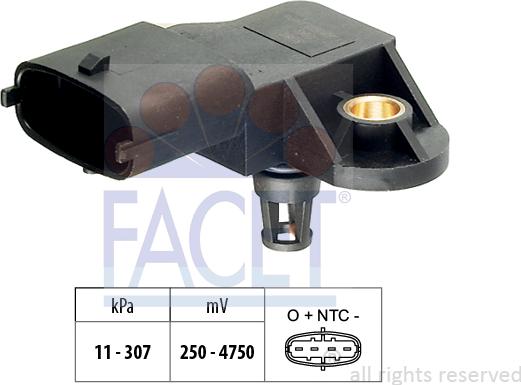 FACET 10.3082 - Air Pressure Sensor, height adaptation onlydrive.pro