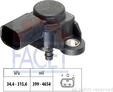 FACET 10.3165 - Air Pressure Sensor, height adaptation onlydrive.pro