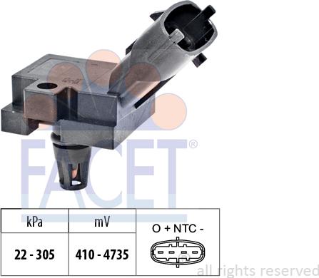 FACET 10.3186 - Air Pressure Sensor, height adaptation onlydrive.pro