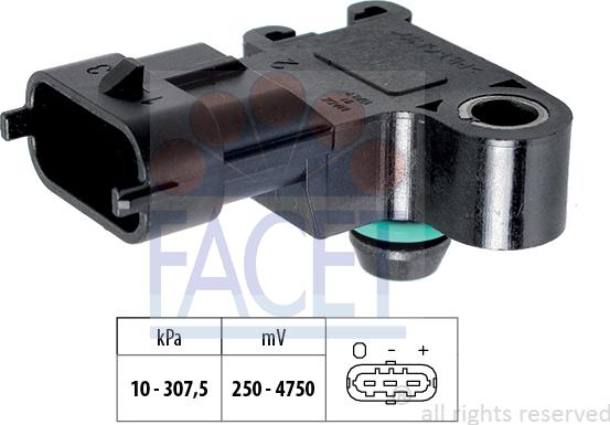 FACET 10.3244 - Air Pressure Sensor, height adaptation onlydrive.pro