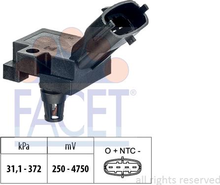 FACET 10.3248 - Air Pressure Sensor, height adaptation onlydrive.pro