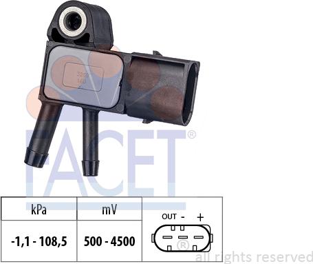 FACET 10.3269 - Air Pressure Sensor, height adaptation onlydrive.pro
