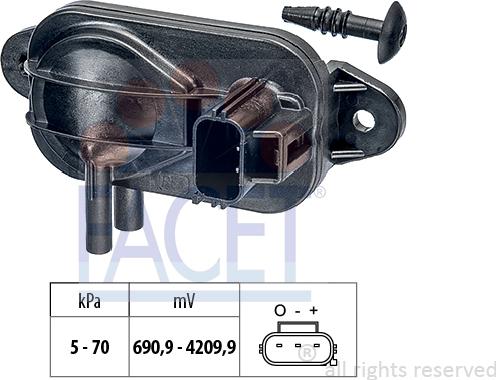 FACET 10.3268 - Oro slėgio jutiklis, aukščio adaptacija onlydrive.pro