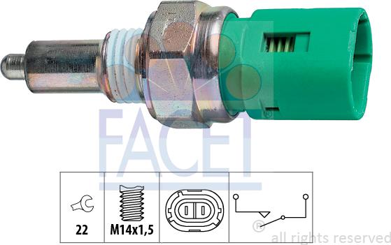 FACET 7.6096 - Switch, reverse light onlydrive.pro