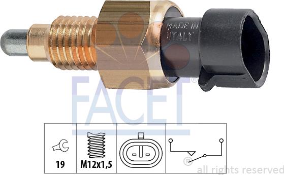 FACET 7.6073 - Switch, reverse light onlydrive.pro