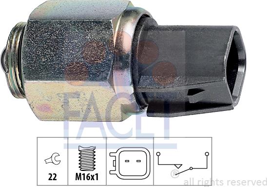 FACET 7.6242 - Switch, reverse light onlydrive.pro