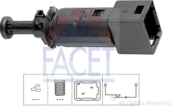 FACET 7.1148 - Bremžu signāla slēdzis onlydrive.pro