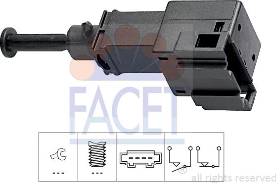 FACET 7.1151 - Brake Light Switch / Clutch onlydrive.pro