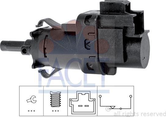 FACET 7.1231 - Brake Light Switch / Clutch onlydrive.pro