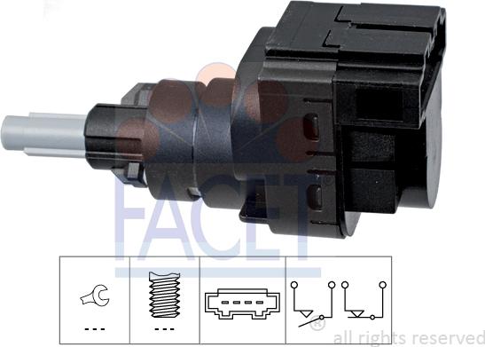 FACET 7.1228 - Brake Light Switch / Clutch onlydrive.pro