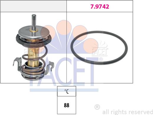 FACET 7.8990 - Termostats, Dzesēšanas šķidrums onlydrive.pro