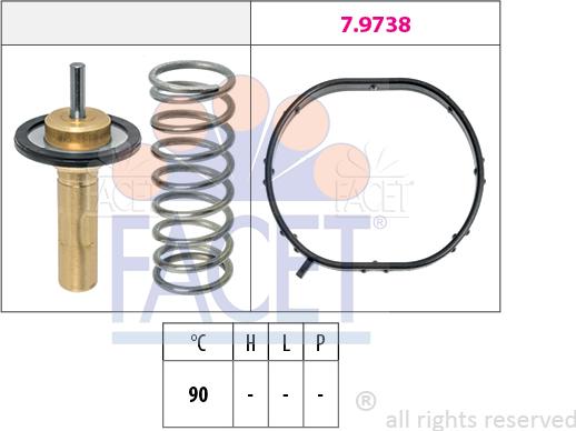 FACET 7.8974 - Termostaat,Jahutusvedelik onlydrive.pro