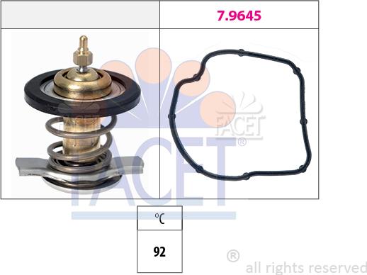 FACET 7.8590 - Termostaatti, jäähdytysneste onlydrive.pro