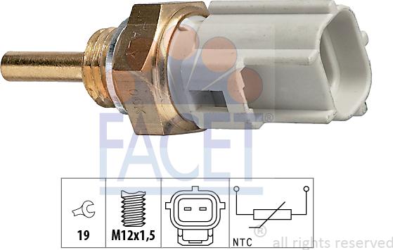 FACET 7.3323 - Siuntimo blokas, aušinimo skysčio temperatūra onlydrive.pro