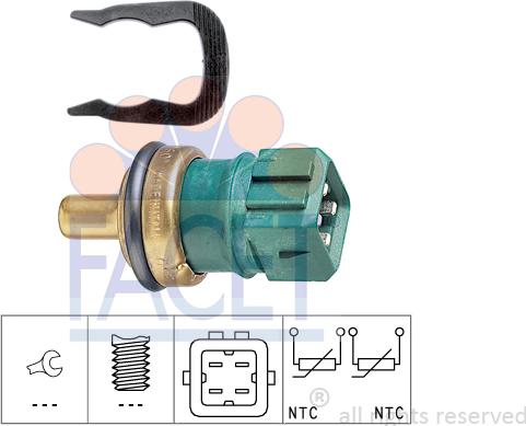 FACET 7.3260 - Датчик, температура охлаждающей жидкости onlydrive.pro