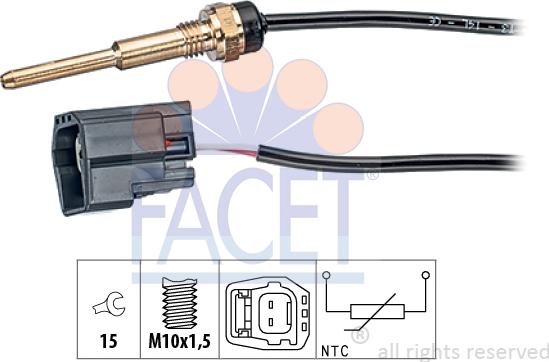 FACET 7.3289 - Devējs, Dzesēšanas šķidruma temperatūra onlydrive.pro