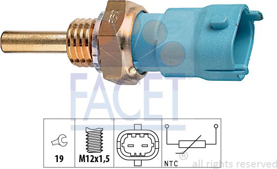 FACET 7.3239 - Siuntimo blokas, alyvos temperatūra onlydrive.pro