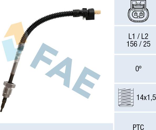 FAE 68051 - Devējs, Izplūdes gāzu temperatūra onlydrive.pro