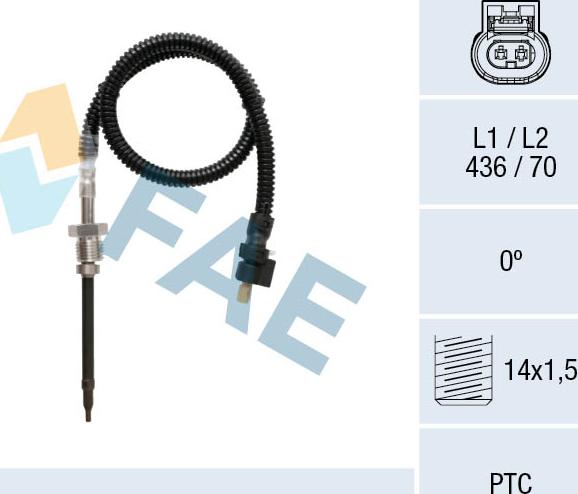 FAE 68060 - Tunnistin, pakokaasulämpötila onlydrive.pro