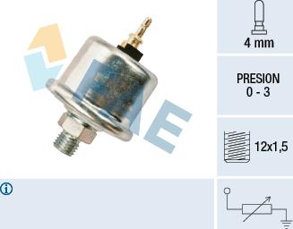 FAE 14730 - Sender Unit, oil pressure onlydrive.pro