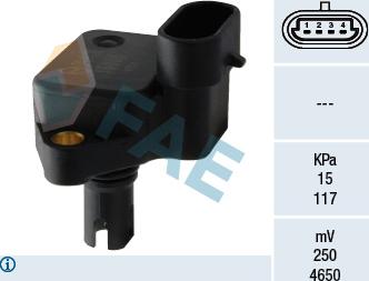 FAE 15065 - Sensor, intake manifold pressure onlydrive.pro