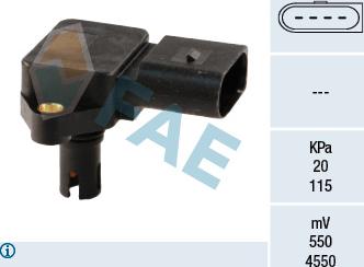 FAE 15038 - Sensor, intake manifold pressure onlydrive.pro