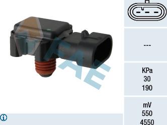 FAE 15079 - Sensor, intake manifold pressure onlydrive.pro