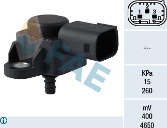 FAE 15074 - Sensor, boost pressure onlydrive.pro