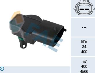 FAE 15192 - Sensor, boost pressure onlydrive.pro