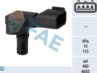 FAE 15113 - Sensor, intake manifold pressure onlydrive.pro