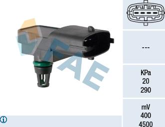 FAE 15181 - Sensor, intake manifold pressure onlydrive.pro