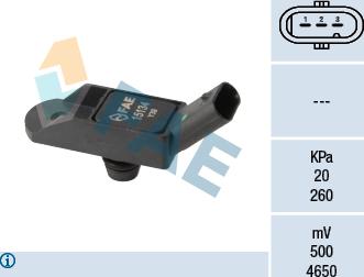 FAE 15134 - Sensor, intake manifold pressure onlydrive.pro