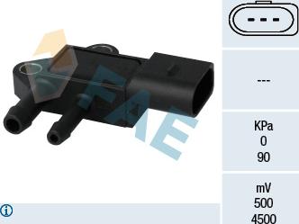 FAE 16101 - Sensor, exhaust pressure onlydrive.pro