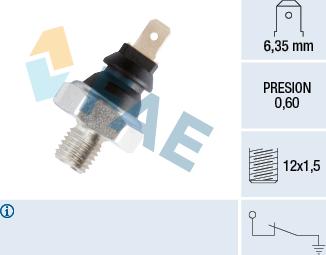 FAE 11650 - Sender Unit, oil pressure onlydrive.pro