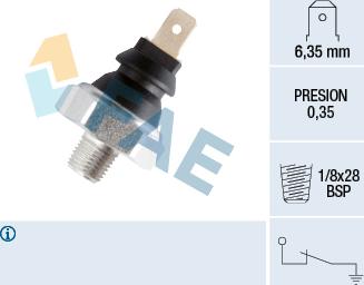 FAE 11610 - Sender Unit, oil pressure onlydrive.pro