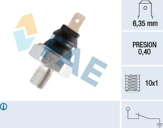 FAE 11070 - Sender Unit, oil pressure onlydrive.pro