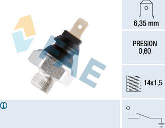 FAE 11260 - Sender Unit, oil pressure onlydrive.pro