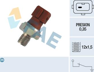 FAE 12410 - Sender Unit, oil pressure onlydrive.pro