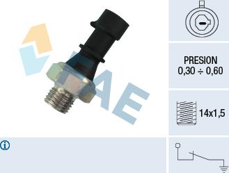 FAE 12430 - Sender Unit, oil pressure onlydrive.pro