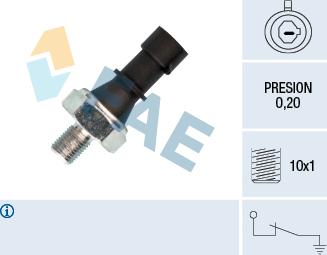 FAE 12438 - Sender Unit, oil pressure onlydrive.pro