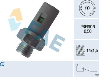 FAE 12636 - Sender Unit, oil pressure onlydrive.pro